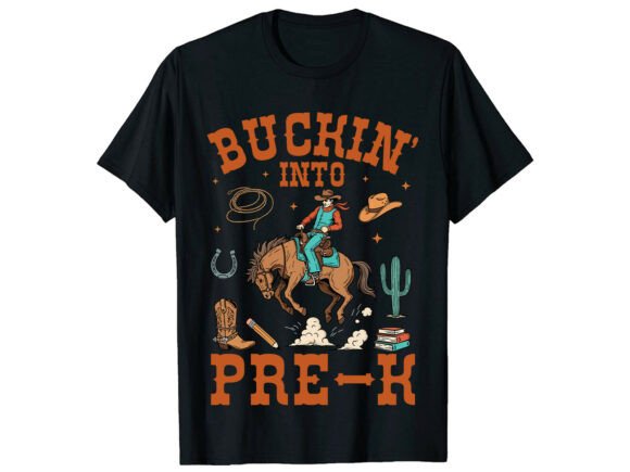 Buckin into Pre-K: A Humorous Embroidery Design for Real Projects