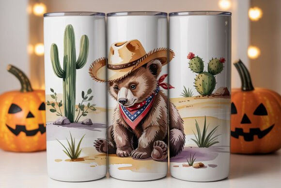 Desert Cowboy Bear Tumbler Wrap Review