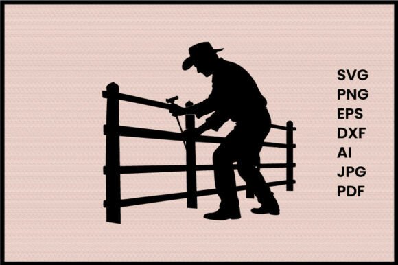 Farmer Repairing Fence Illustration Review for Real Projects