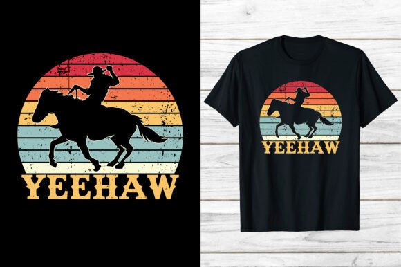 Rodeo Cowboy Horse Shirt Eps Png File