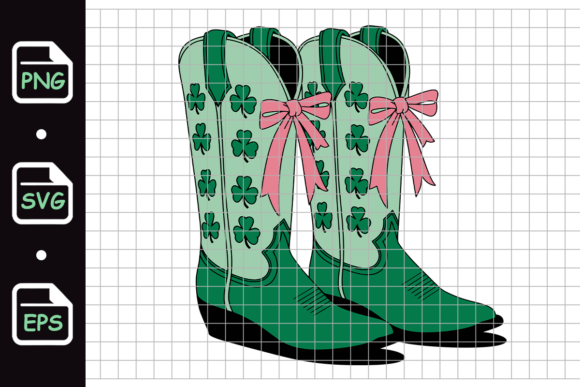 St. Patrick s Day Green Cowboy Boots