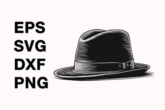 Vintage Black Cowboy Hat Illustration Review