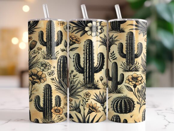 Western Boho Desert Vibes Tumbler Wrap
